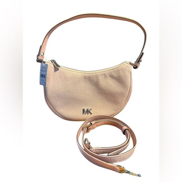 MICHAEL Michael Kors Kyla Small Hazy Pink Convertible Crossbody - Picture 5 of 10